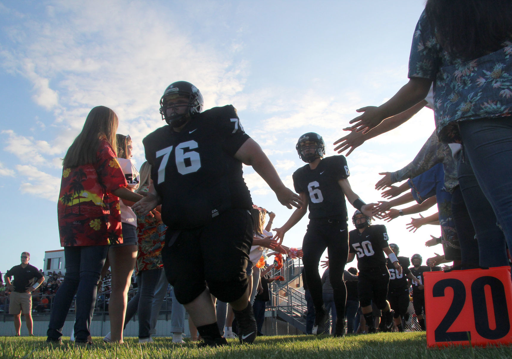 Saint Croix Falls at Bloomer football 8-23-19